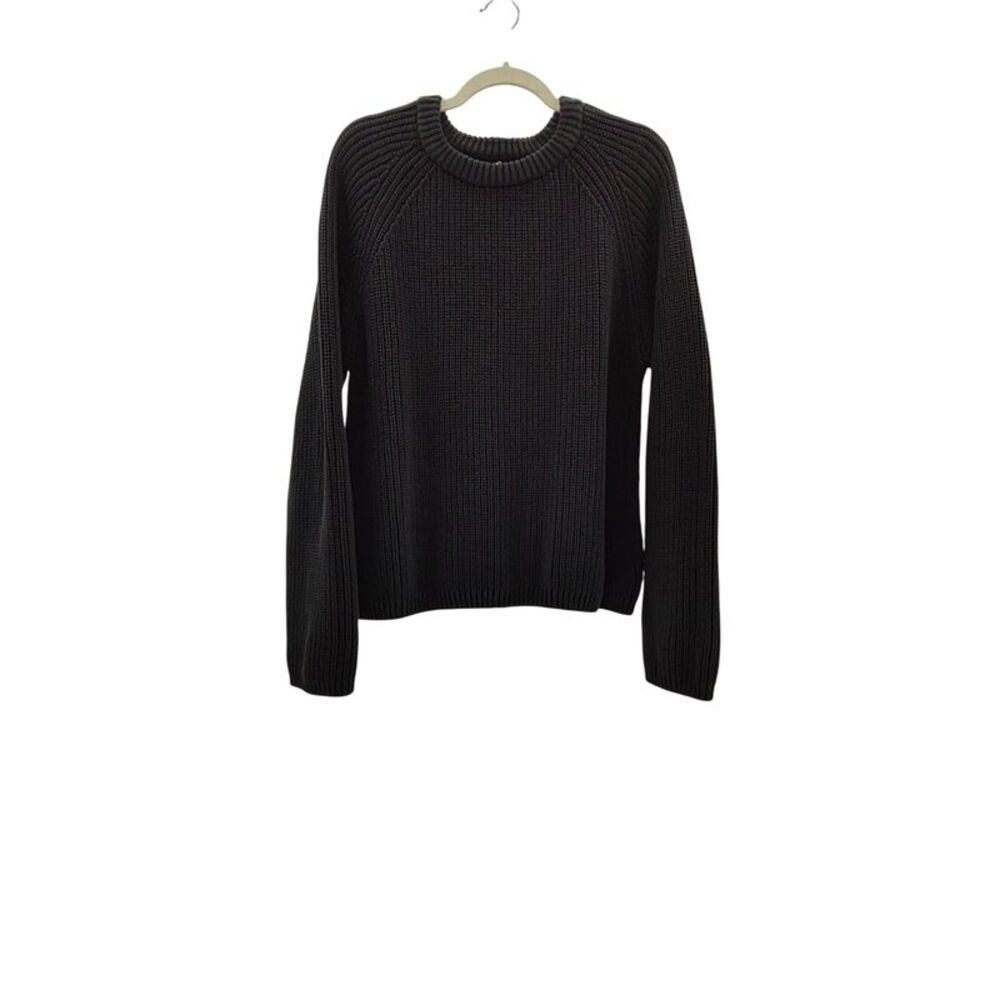 Quince Black Sleeved Top XL